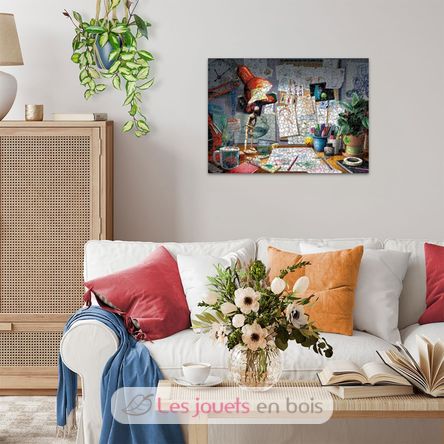 Puzzle The artist's desk Pixar 1000 pieces RAV12000302 Ravensburger 5