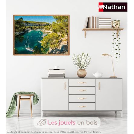 Puzzle Port-Miou Cove 1000 pcs NA12002011 Nathan 4