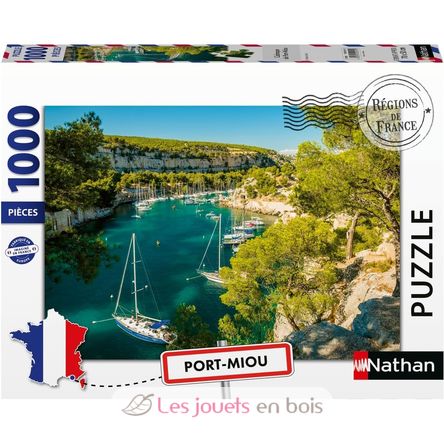 Puzzle Port-Miou Cove 1000 pcs NA12002011 Nathan 1