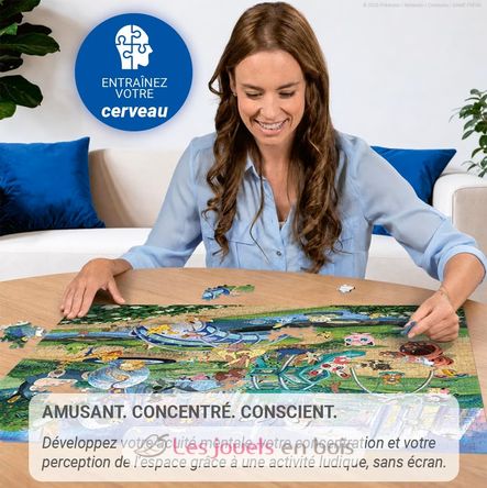 Puzzle Pokemon Eevee and Park 1000 pieces RAV12002033 Ravensburger 5
