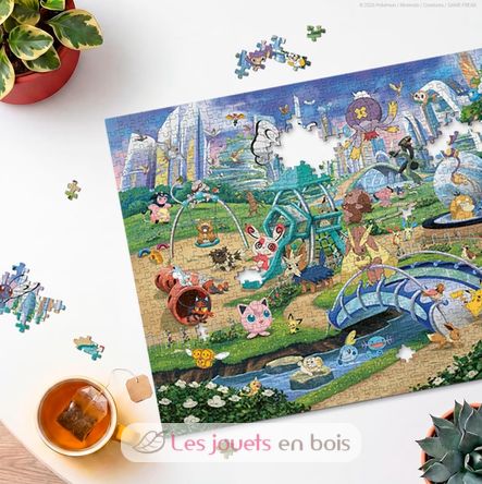 Puzzle Pokemon Eevee and Park 1000 pieces RAV12002033 Ravensburger 2