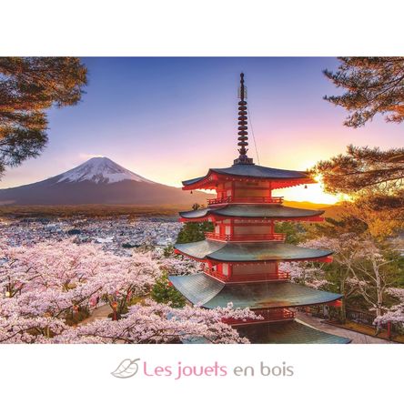 Puzzle Mount Fuji Cherry Blossoms View 1000 pieces RAV12000582 Ravensburger 2