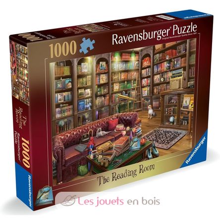 Puzzle The reading room 1000 pieces RAV12000329 Ravensburger 3