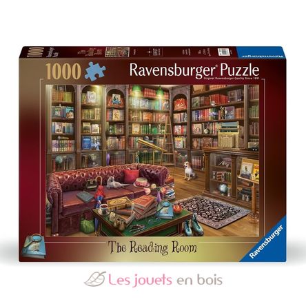 Puzzle The reading room 1000 pieces RAV12000329 Ravensburger 1