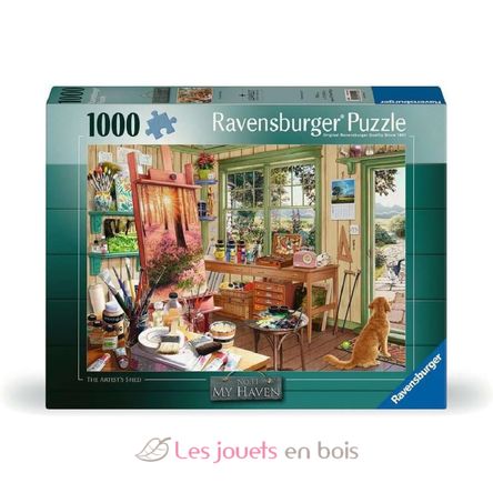 Puzzle The artist's shed 1000 pieces RAV12001100 Ravensburger 1