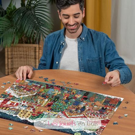 Puzzle Christmas market 1000 pieces RAV12000729 Ravensburger 4