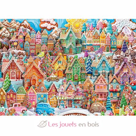Puzzle Christmas Cookie Village 1000 pieces RAV12001267 Ravensburger 2