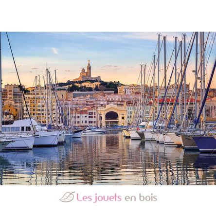 Puzzle The old port of Marseille 1000 pcs NA12002010 Nathan 3
