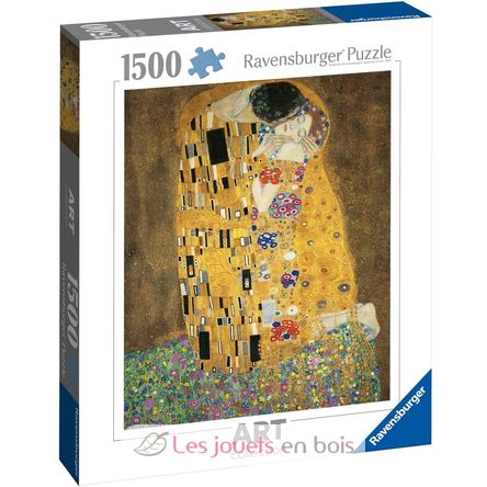 Puzzle The Kiss by Klimt 1500 pieces RAV12000080 Ravensburger 6