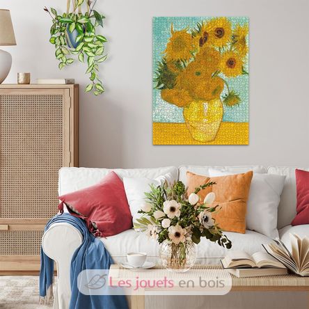 Puzzle Sunflowers by Van Gogh 1500 pieces RAV12000078 Ravensburger 5