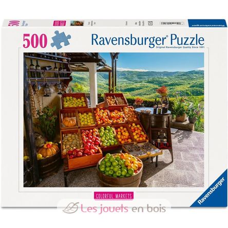 Puzzle Fruit and vegetable market in Croatia 500 pcs RAV12001814 Ravensburger 1
