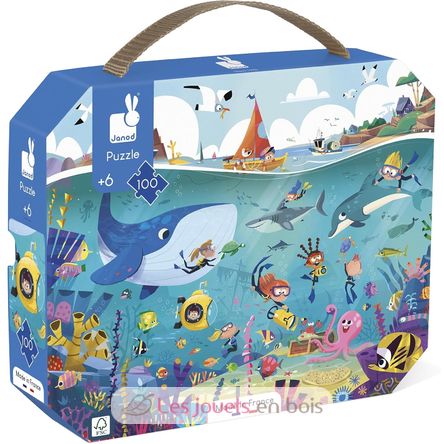 The Seabed puzzle 100 pcs J02394 Janod 1