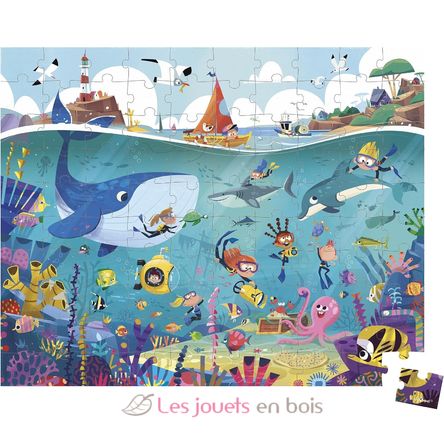 The Seabed puzzle 100 pcs J02394 Janod 2