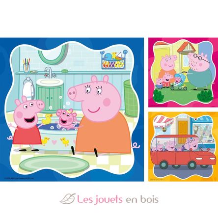 Puzzle Peppa Pig Family Firsts 3x49 pcs RAV12004288 Ravensburger 2