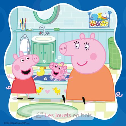 Puzzle Peppa Pig Family Firsts 3x49 pcs RAV12004288 Ravensburger 4