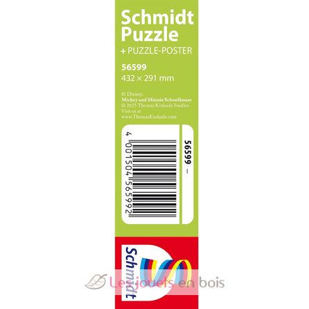 Puzzle Mickey and Minnie Schoolhouse 200 pcs S-56599 Schmidt Spiele 4