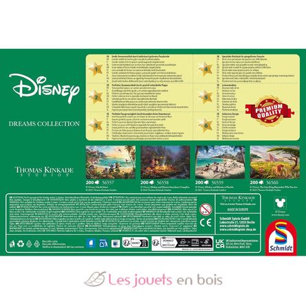 Puzzle Mickey and Minnie Schoolhouse 200 pcs S-56599 Schmidt Spiele 3