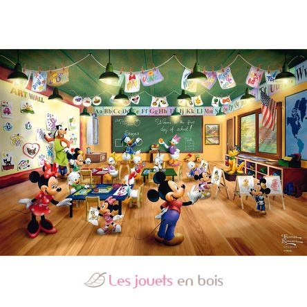 Puzzle Mickey and Minnie Schoolhouse 200 pcs S-56599 Schmidt Spiele 1