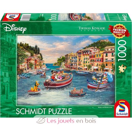 Puzzle Mickey and Minnie in Italy 1000 pcs S-58053 Schmidt Spiele 1