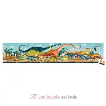 100-piece panoramic dino puzzle J05831 Janod 3