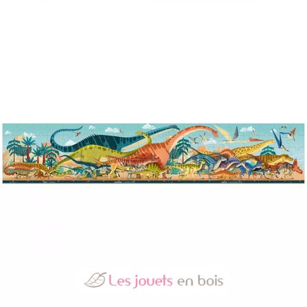 100-piece panoramic dino puzzle J05831 Janod 2