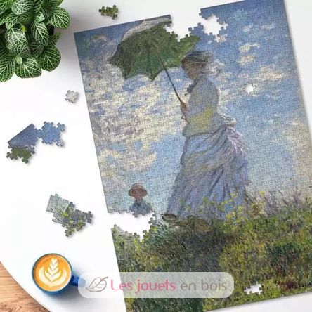 Puzzle Woman with a parasol Claude Monet 1000 pieces RAV12002026 Ravensburger 3