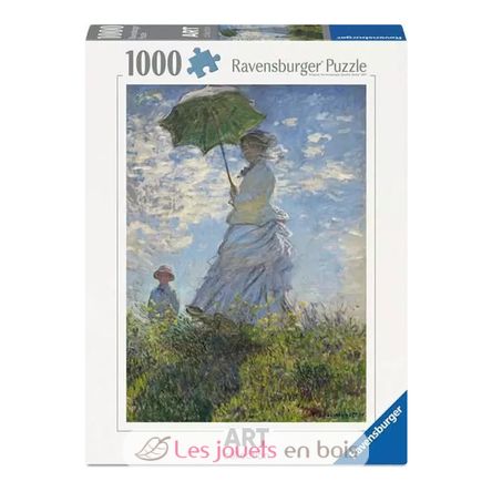 Puzzle Woman with a parasol Claude Monet 1000 pieces RAV12002026 Ravensburger 1
