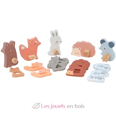Wooden animals stacking toy V7125 Vilac 2