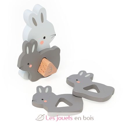 Wooden animals stacking toy V7125 Vilac 8