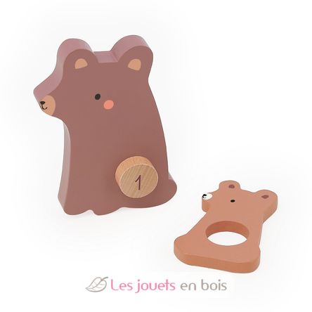 Wooden animals stacking toy V7125 Vilac 11