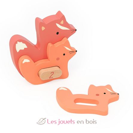 Wooden animals stacking toy V7125 Vilac 6