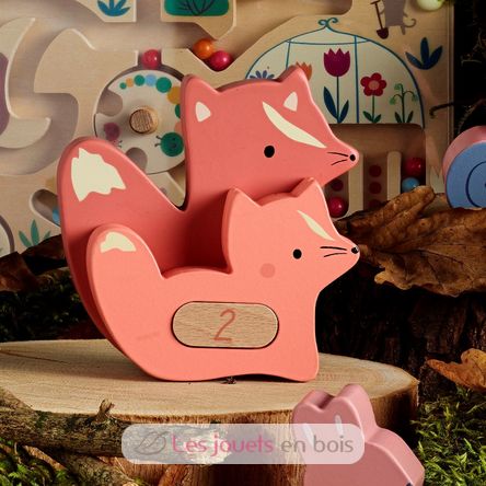 Wooden animals stacking toy V7125 Vilac 5