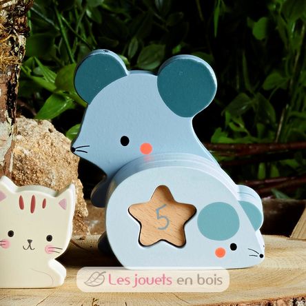 Wooden animals stacking toy V7125 Vilac 3