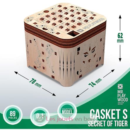 Secret Box Tiger mechanical model kit GI-PWBST Mr Playwood 6