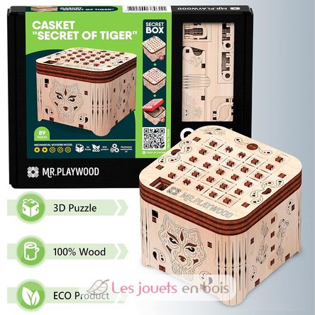 Secret Box Tiger mechanical model kit GI-PWBST Mr Playwood 8