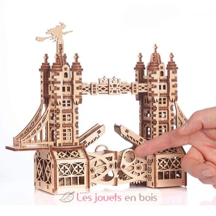 Tower Bridge mechanical mini model kit GI-PWTOS Mr Playwood 2