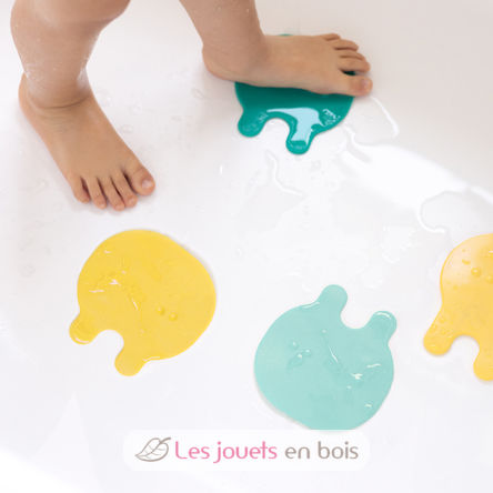 Non-slip bath jellyfish - mint yellow QU-173656 Quut 4