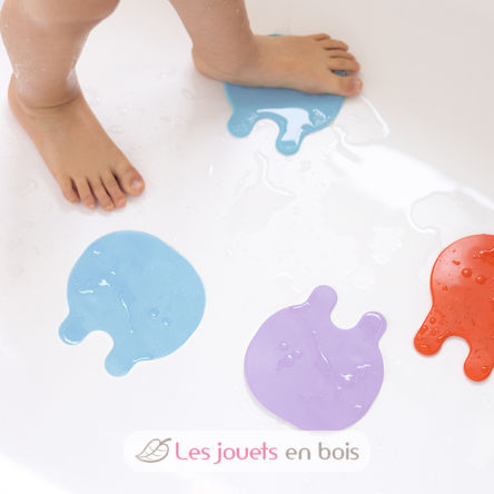 Non-slip bath jellyfish - coral blue QU-173670 Quut 3