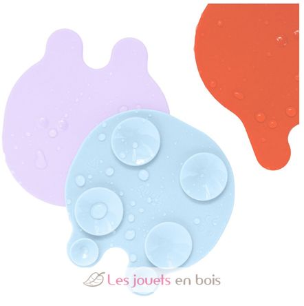 Non-slip bath jellyfish - coral blue QU-173670 Quut 1