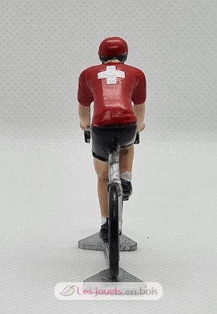 Cyclist figure R Swiss champion's jersey FR-R3 Fonderie Roger 2