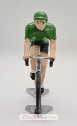 Cyclist figure R Green jersey best sprinter FR-R6 Fonderie Roger 4