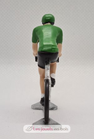 Cyclist figure R Green jersey best sprinter FR-R6 Fonderie Roger 2