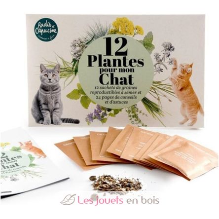 Cat plant seeds RC-140947 Radis et Capucine 1
