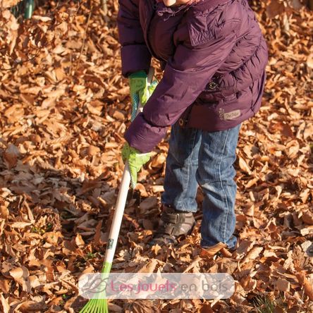 Children lawn rake green ED-KG101 Esschert Design 4