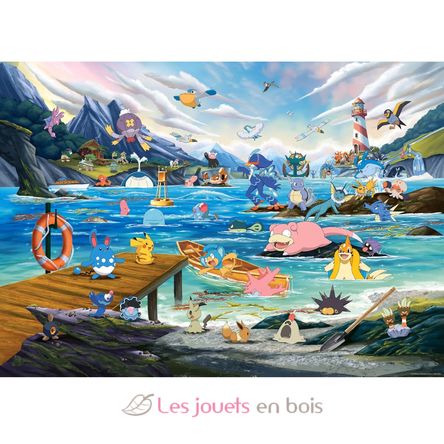 Puzzle Pokemon Vaporeon y Temperate Marina 1000 pieces RAV12002035 Ravensburger 3