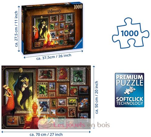 Puzzle Scar 1000 pcs RAV165247 Ravensburger 3