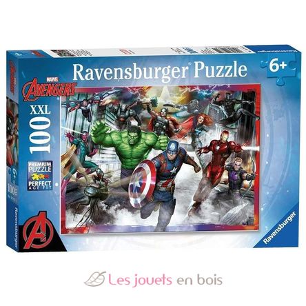 Puzzle Marvel Avengers Heroes 100 pcs XXL RAV-10771 Ravensburger 1