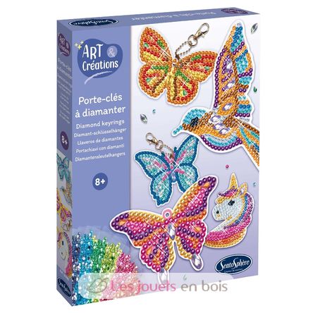 DIY Diamond keyrings SS-32480 Sentosphère 1
