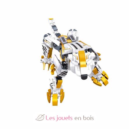 Robot PR Mecha 2in1 white yellow SL-M38-B1276 Sluban 3