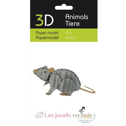 3D Paper model - Rat FRI-11760 Fridolin 2